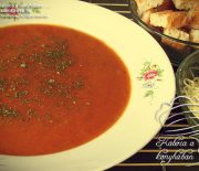 Sült zöldséges mediterrán leves